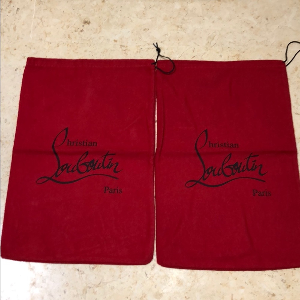 Louboutin Paris dust bag